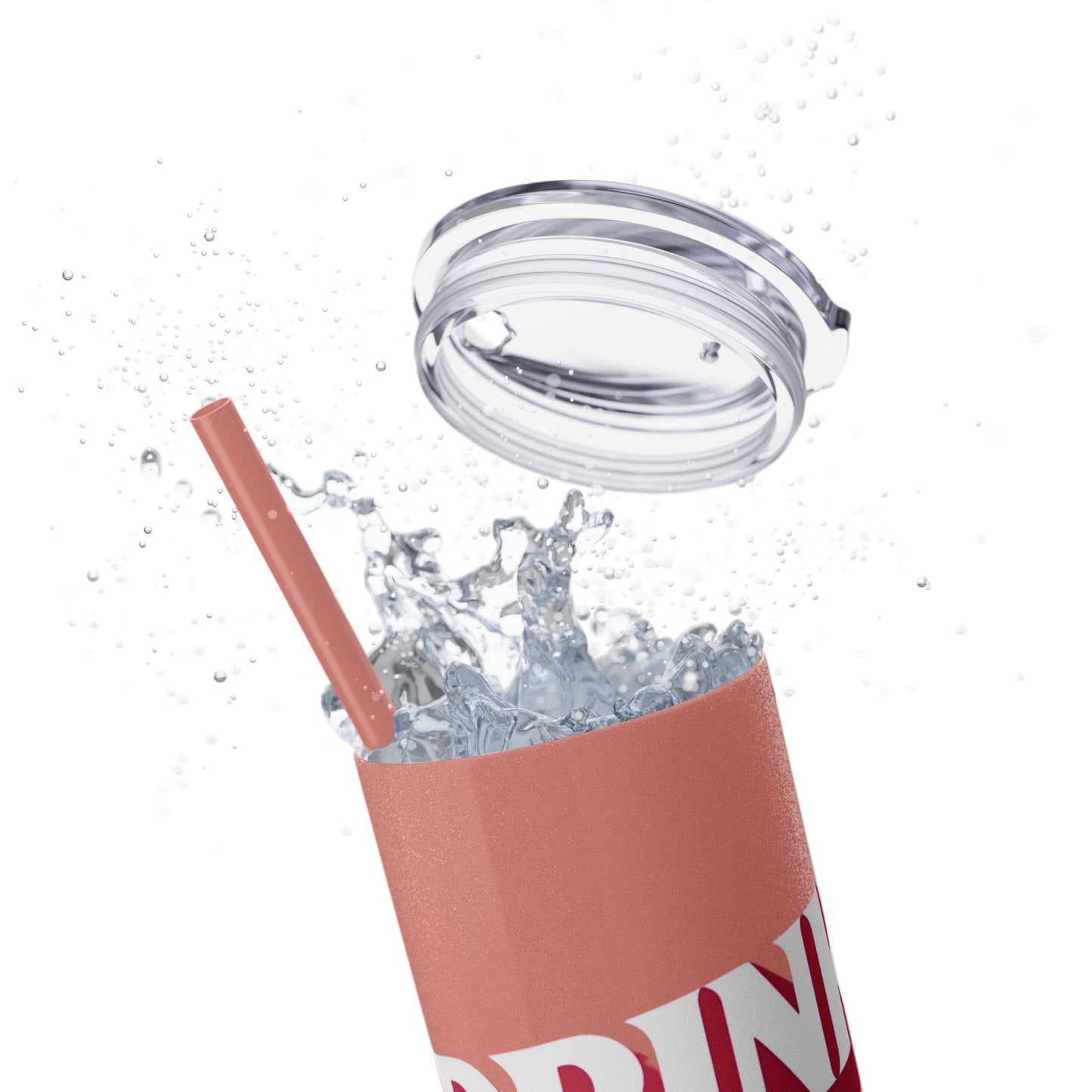Drink Like A Boss - Skinny Tumbler with Straw, 20oz - Creatively Designed Shop