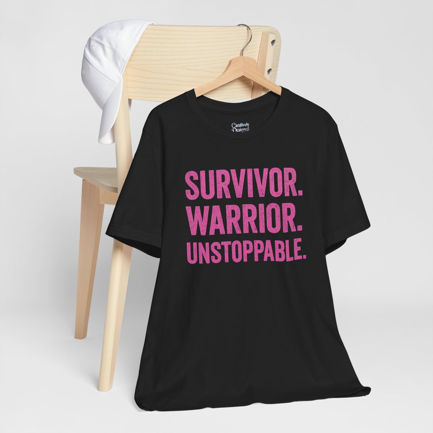 Survivor. Warrior. Unstoppable - Unisex Jersey Short Sleeve Tee