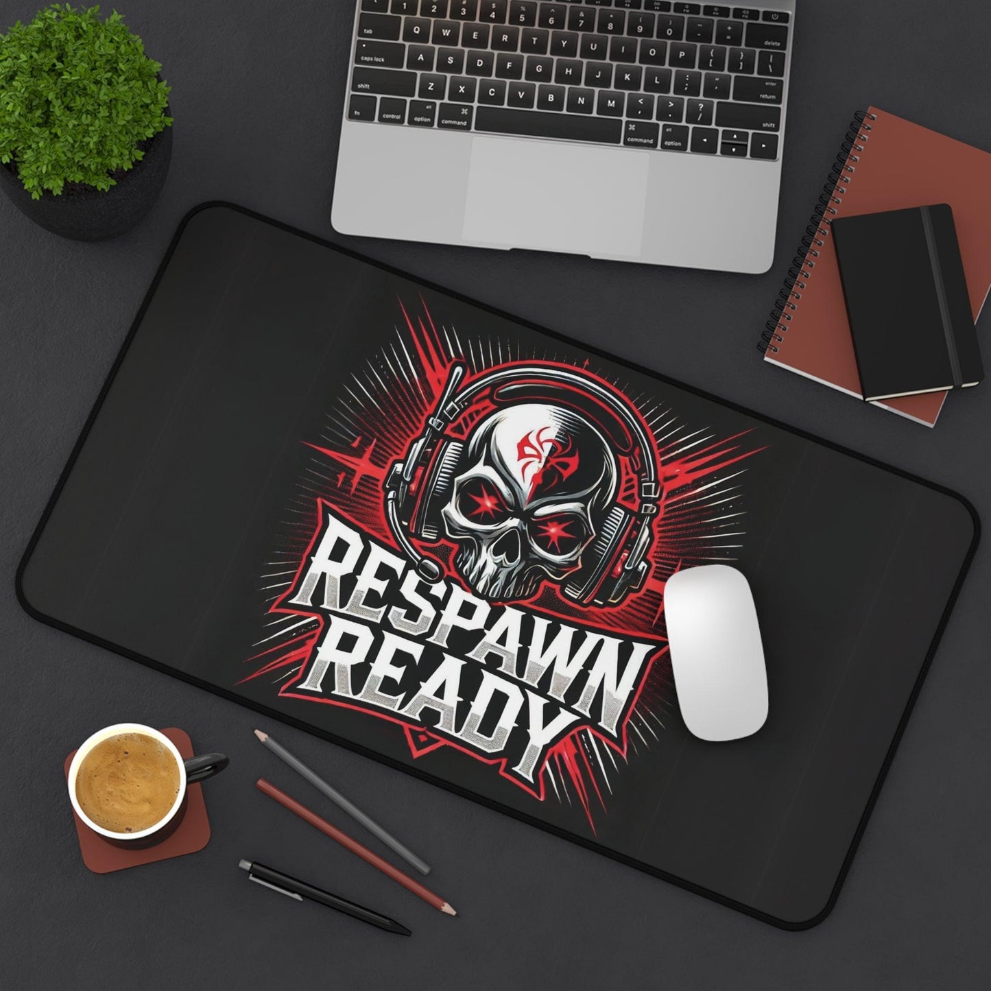 "Respawn Ready" - Desk Mat - Creatively Designed Shop