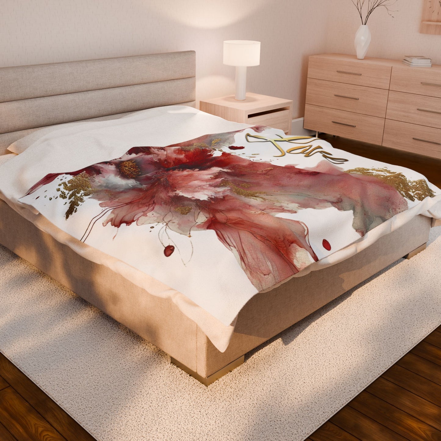 Love - Velveteen Plush Blanket