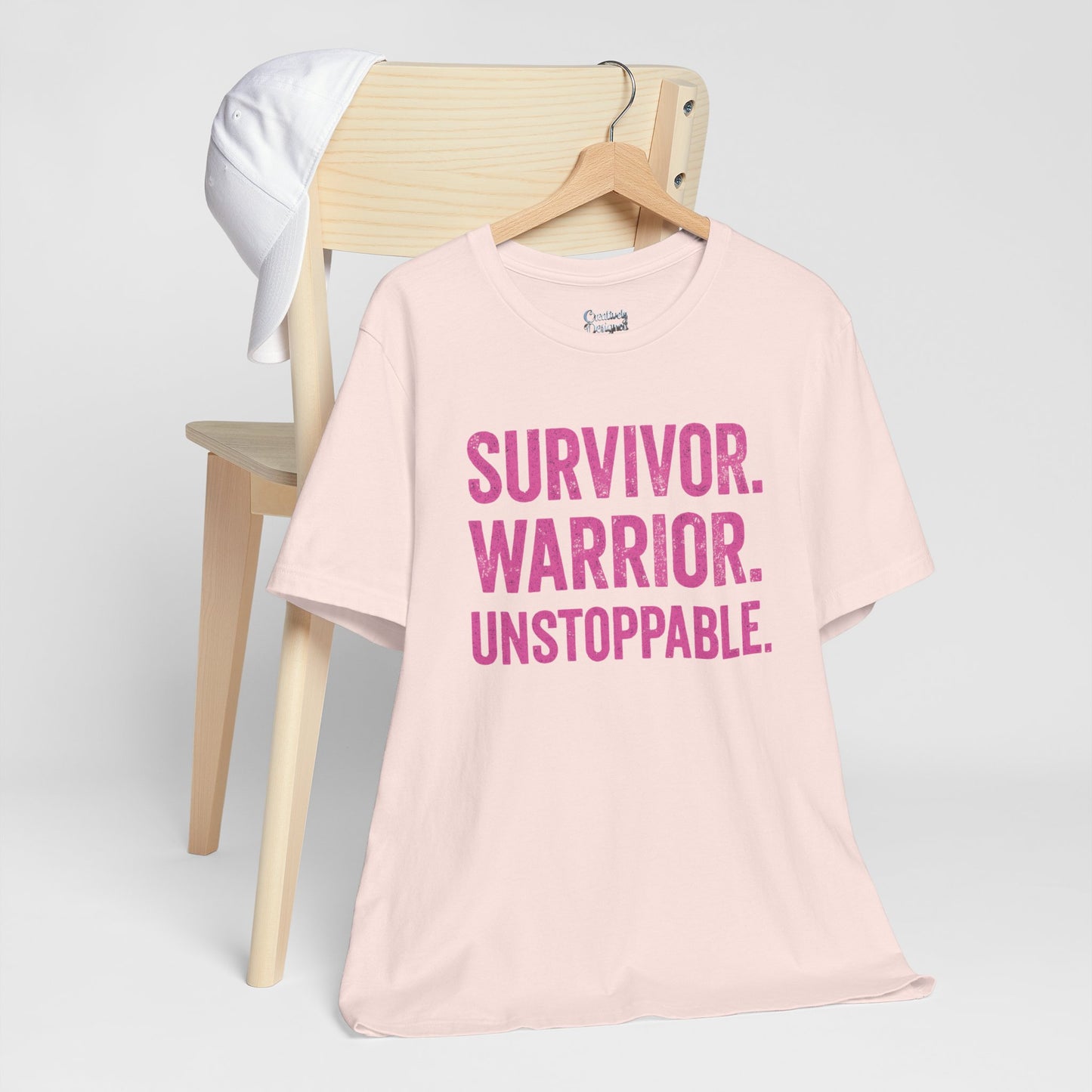 Survivor. Warrior. Unstoppable - Unisex Jersey Short Sleeve Tee