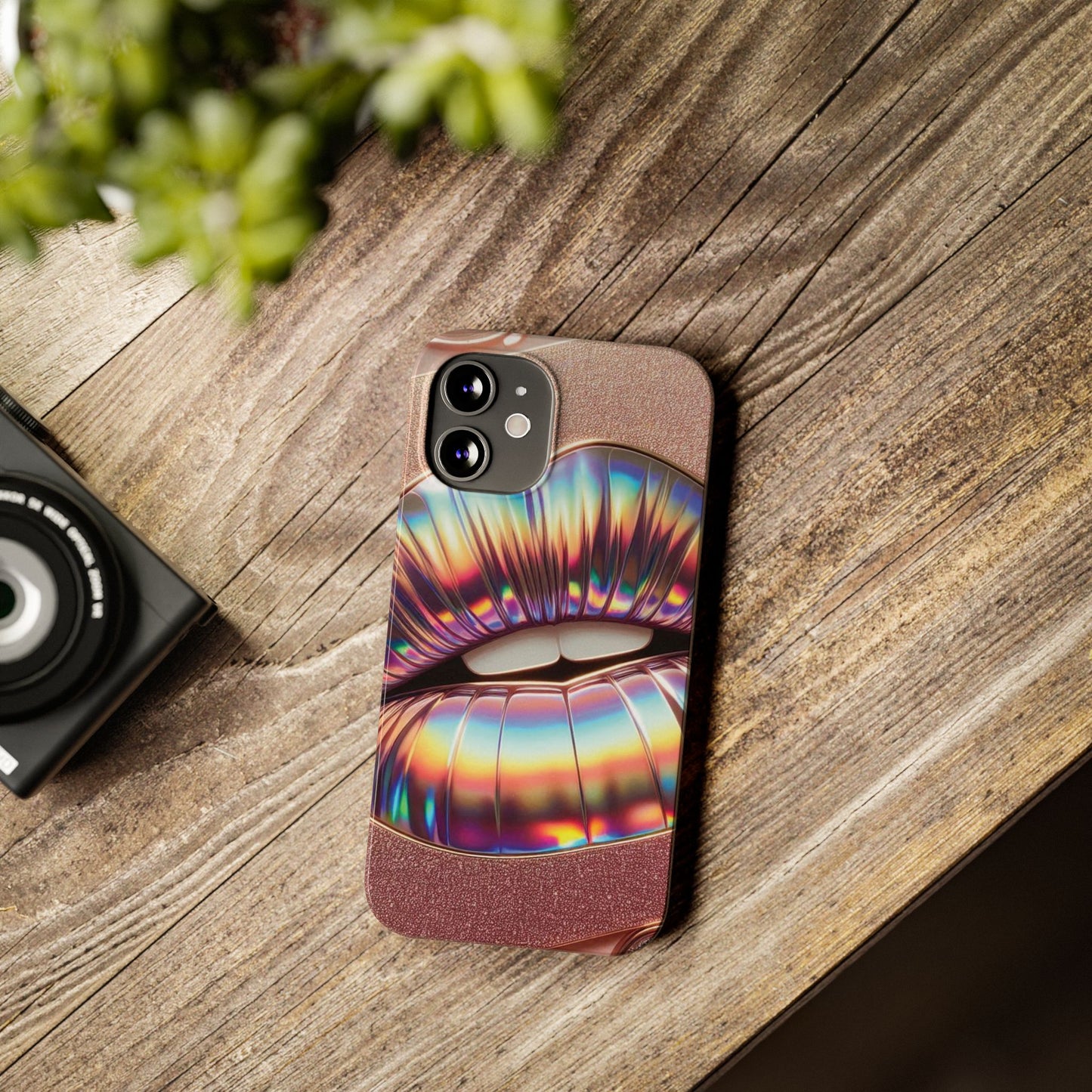 "Bronze Kiss" - Slim Phone Cases - Creatively Designed Shop