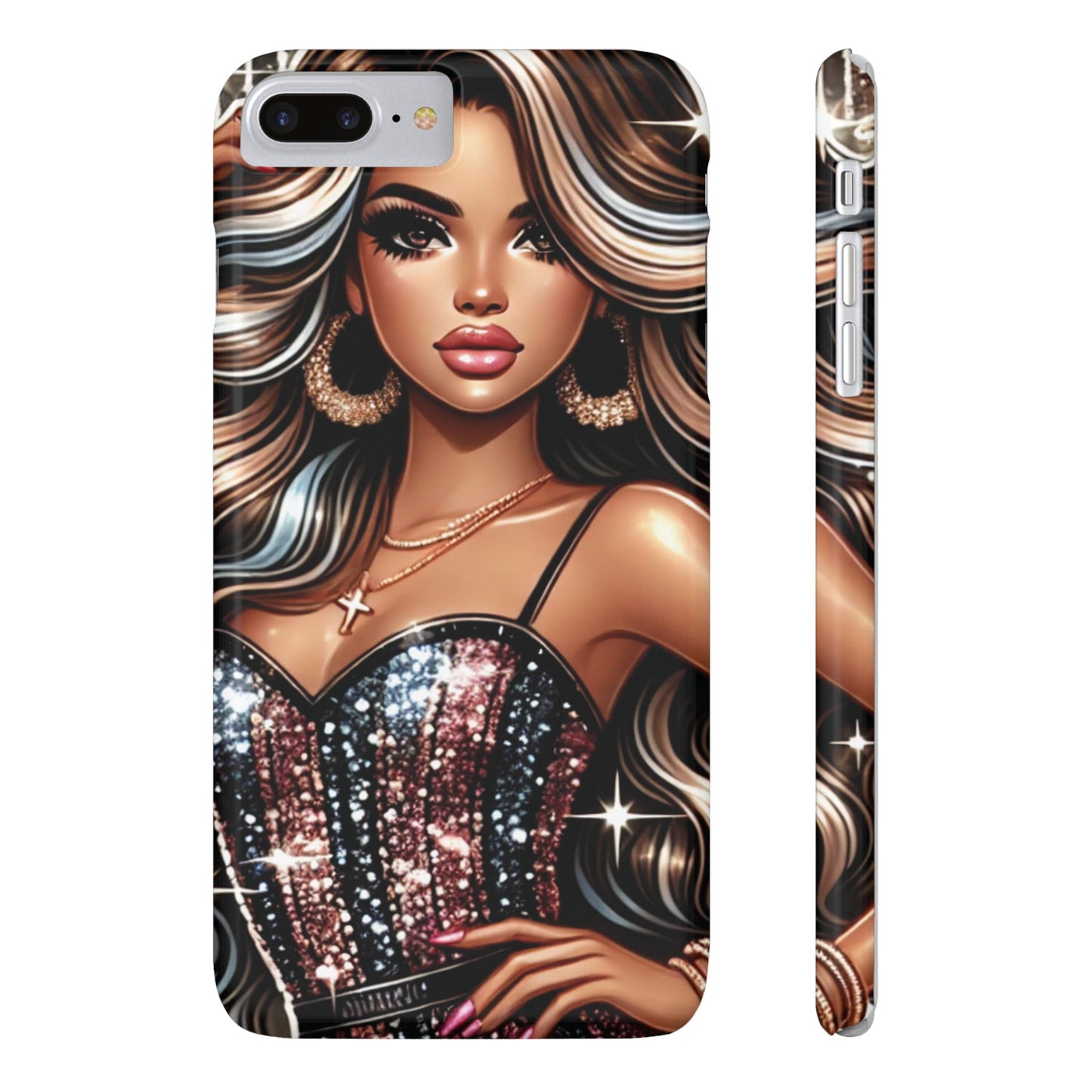 "Beautiful" - Slim Phone Cases - Creatively Designed Shop