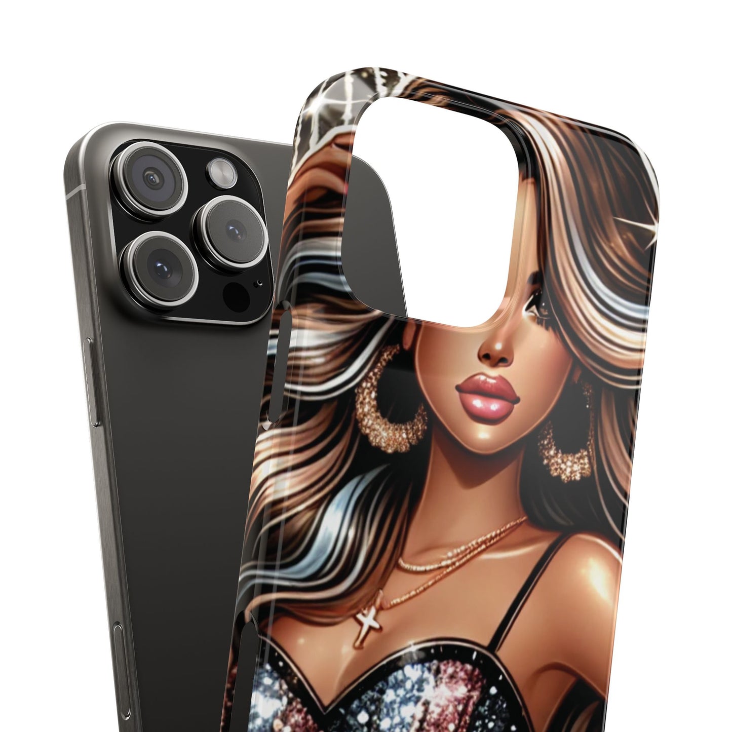 "Beautiful" - Slim Phone Cases - Creatively Designed Shop