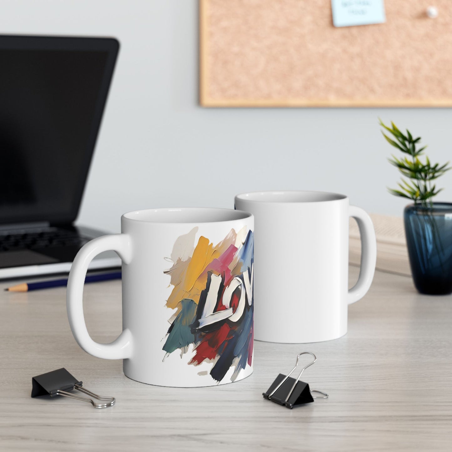 Love Splash - Ceramic Mug (11oz & 15oz) - Creatively Designed Shop
