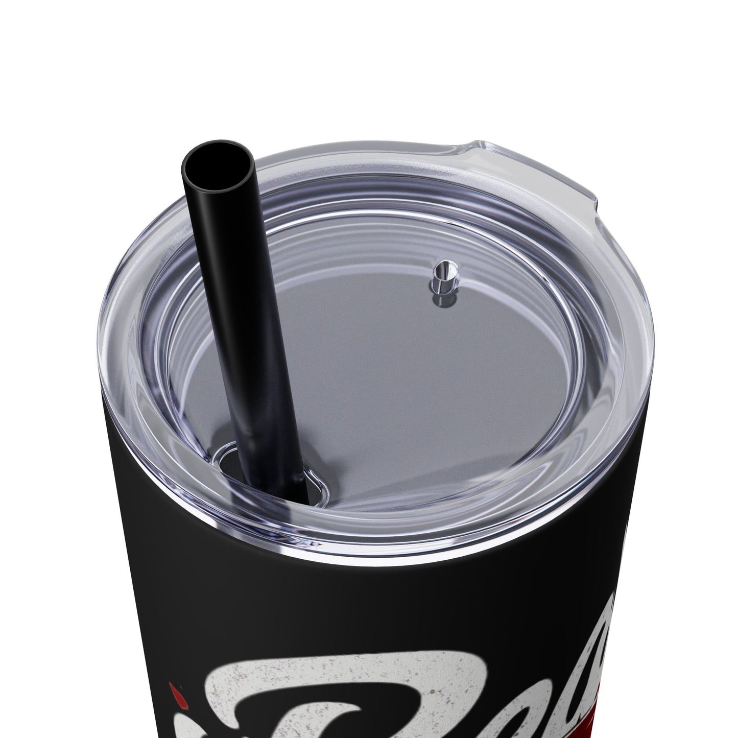 Beauty Speaks - Skinny Tumbler with Straw, 20oz - Creatively Designed Shop