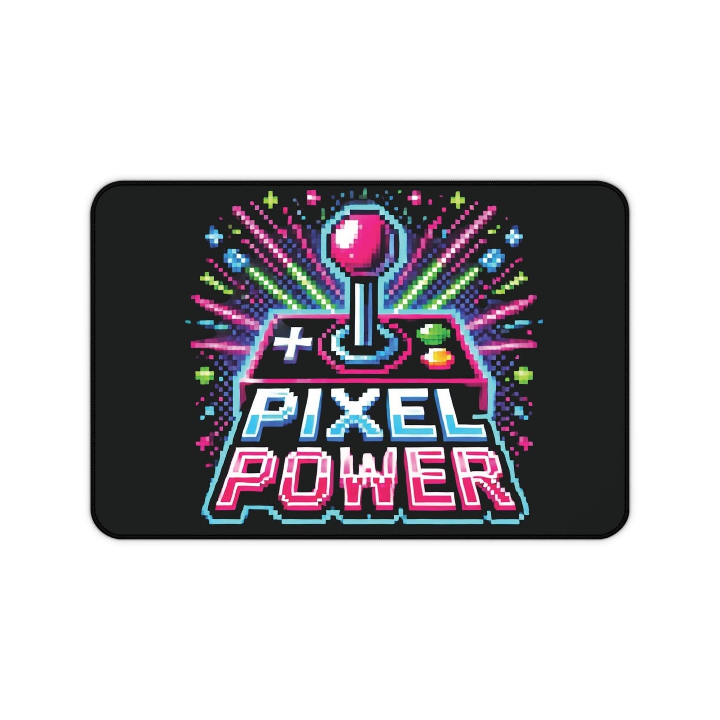 "Pixel Power" - Desk Mat - Creatively Designed Shop