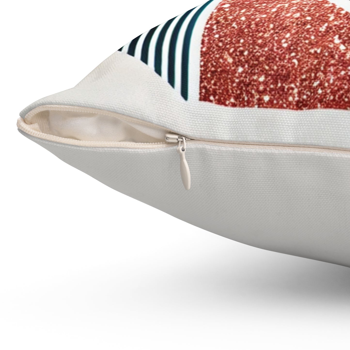 Crowned in Confidence – Square Pillow