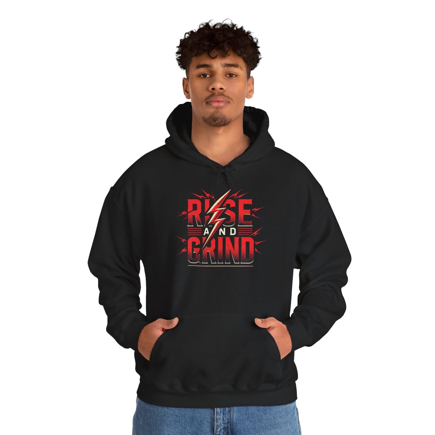 Rise And Grind - Unisex Heavy Blend™ Hooded Sweatshirt