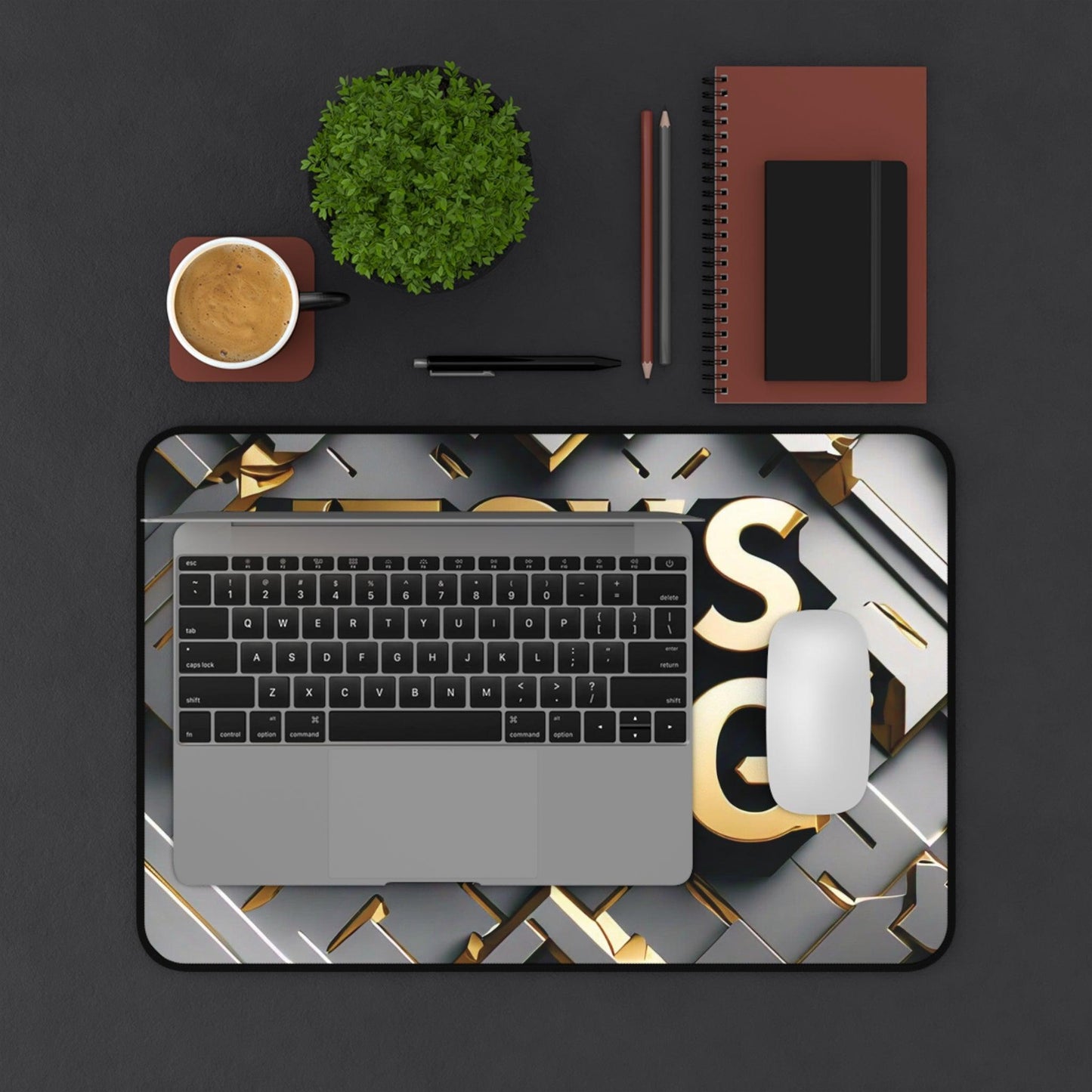 "Jesus Is King" - Desk Mat - Creatively Designed Shop