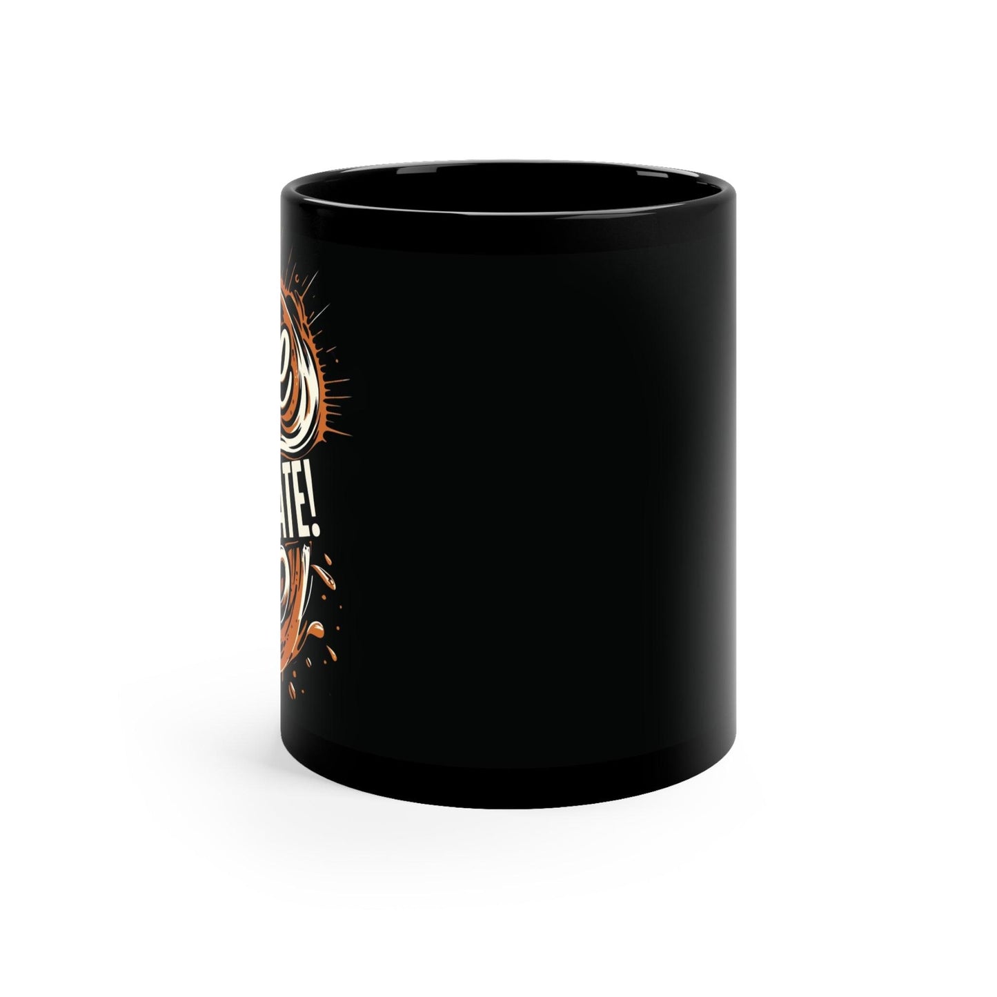 Rise, Shine & Caffeinate - Black Coffee Mug, 11oz - Creatively Designed Shop