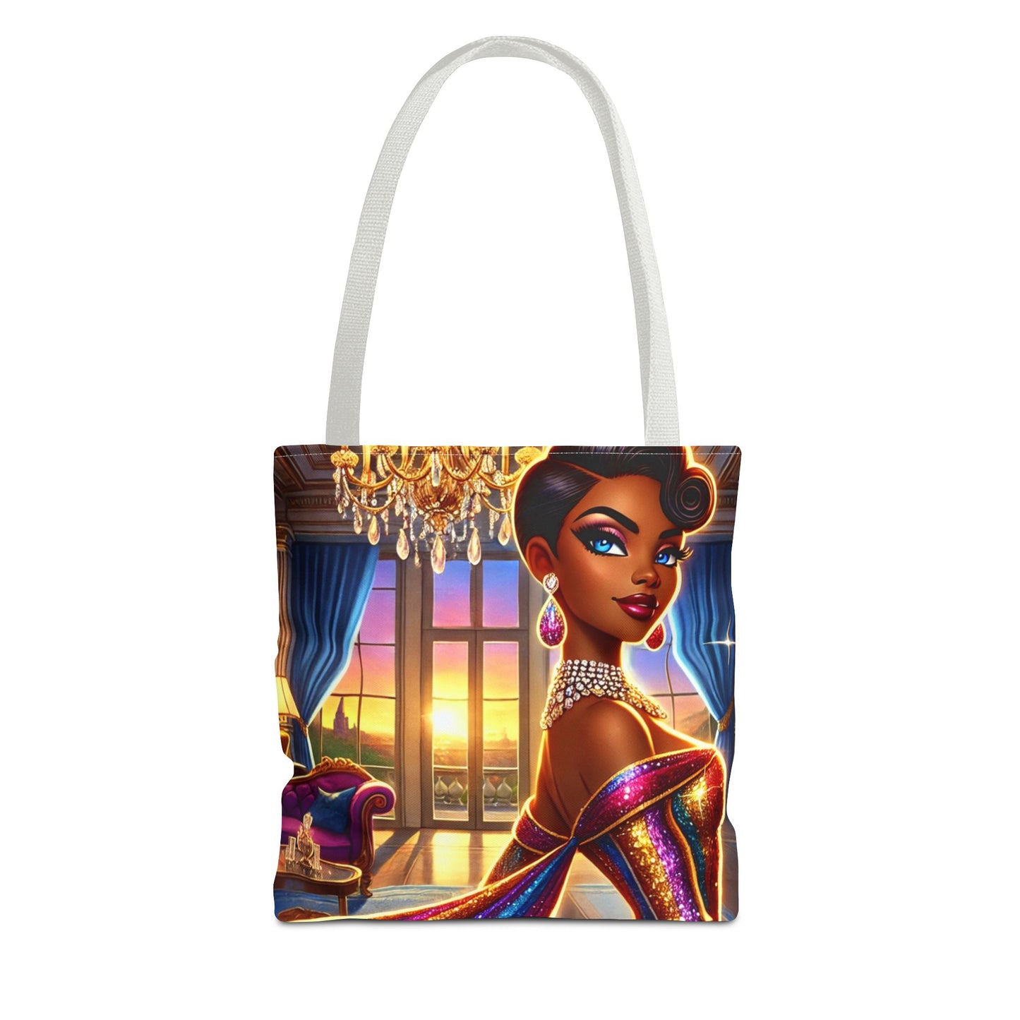 "Elegance Suits Me" - Tote Bag (AOP) - Creatively Designed Shop