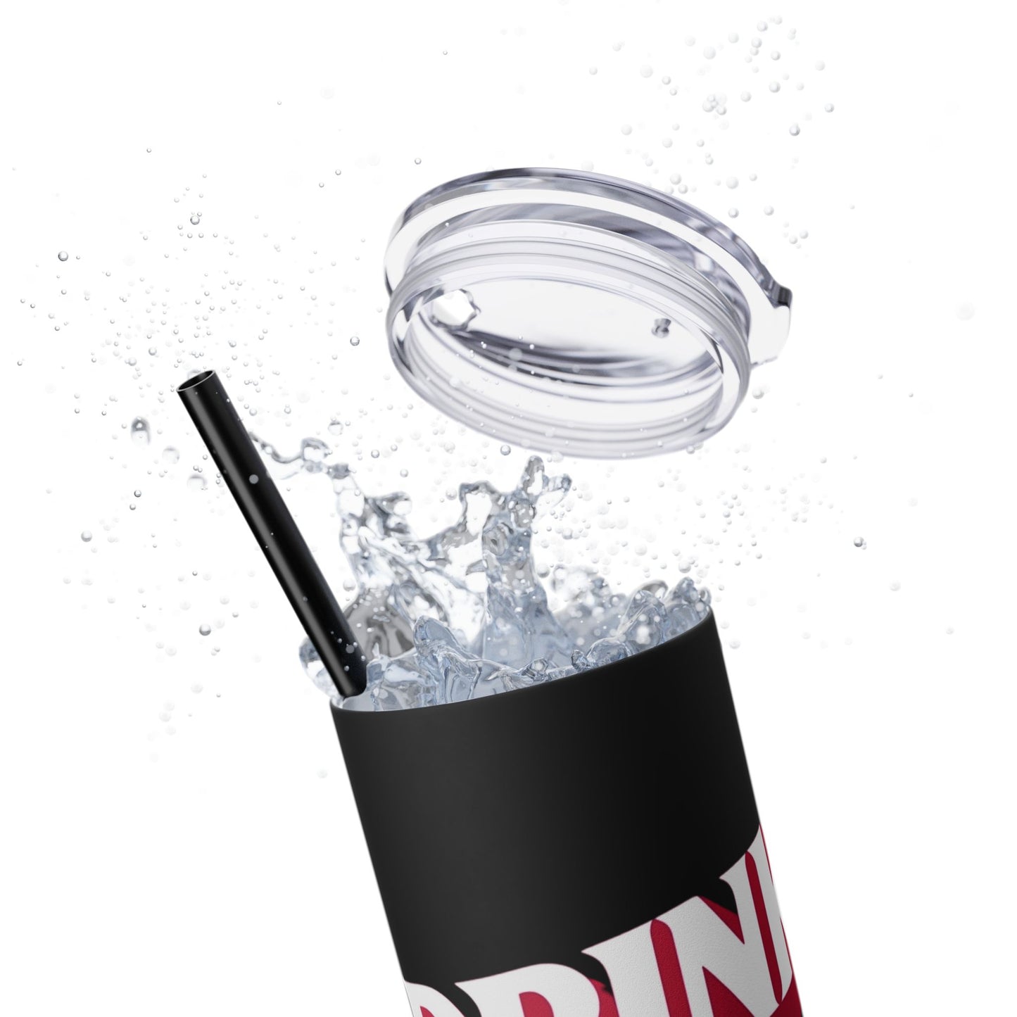 Drink Like A Boss - Skinny Tumbler with Straw, 20oz - Creatively Designed Shop