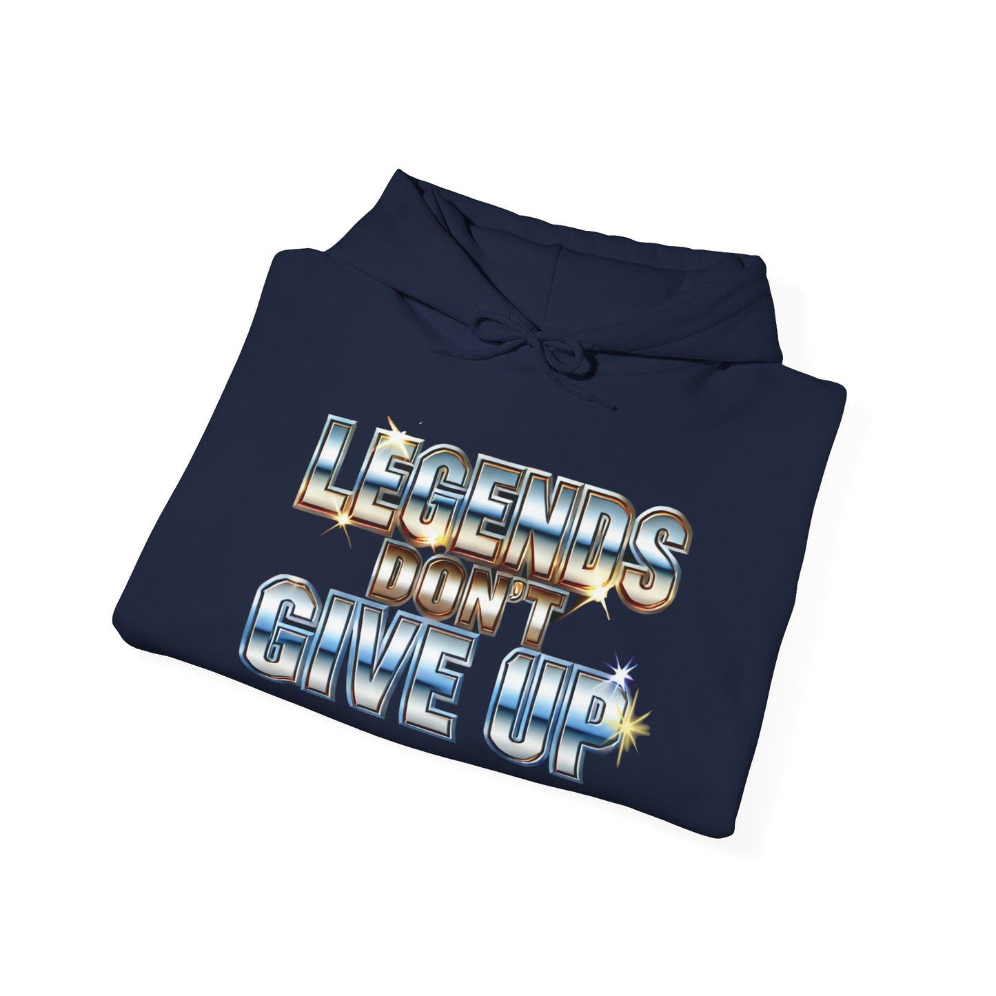 Legends Don't Give Up - Unisex Heavy Blend™ Hooded Sweatshirt - Creatively Designed Shop