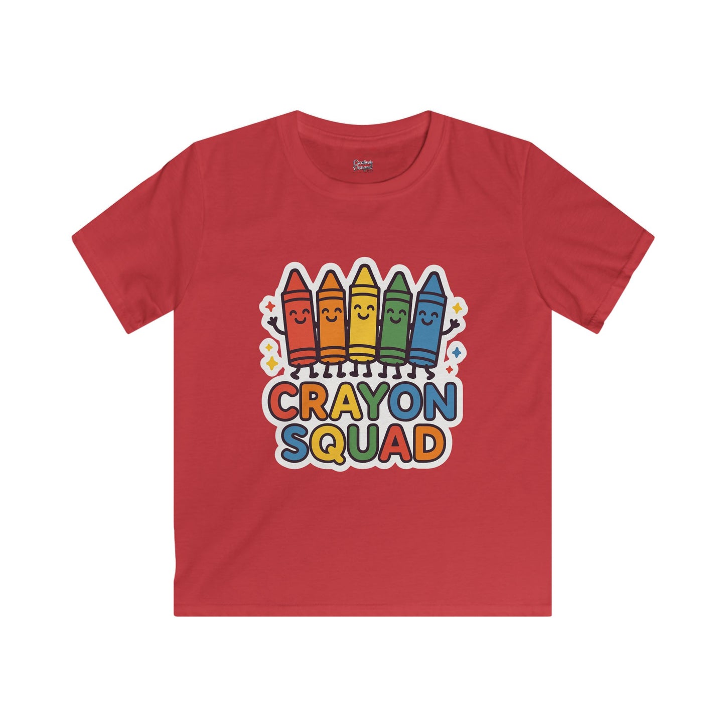Crayon Squad - Kids Softstyle Tee