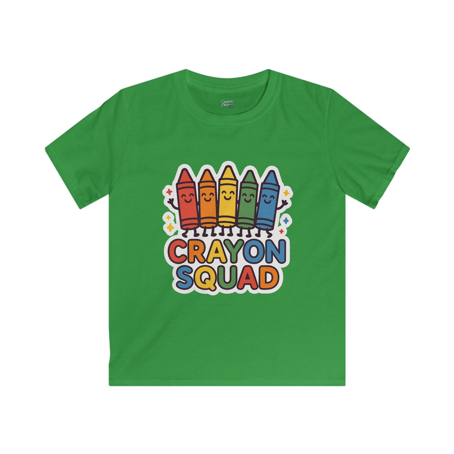 Crayon Squad - Kids Softstyle Tee