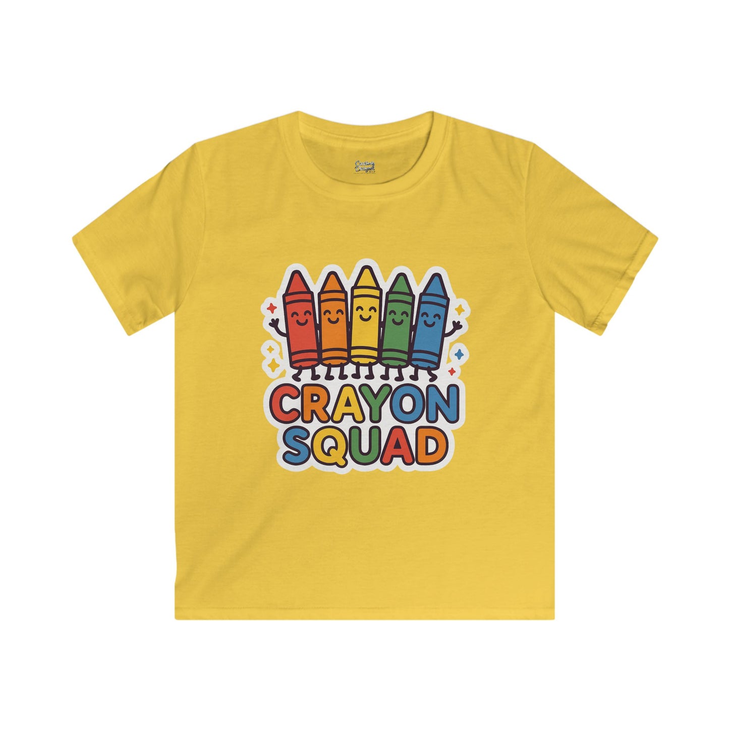 Crayon Squad - Kids Softstyle Tee
