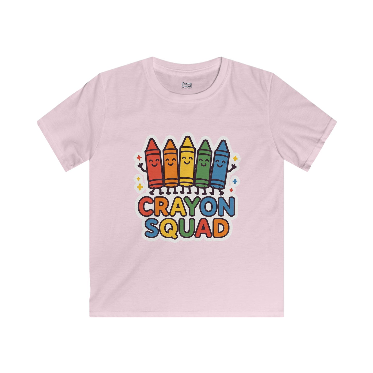 Crayon Squad - Kids Softstyle Tee