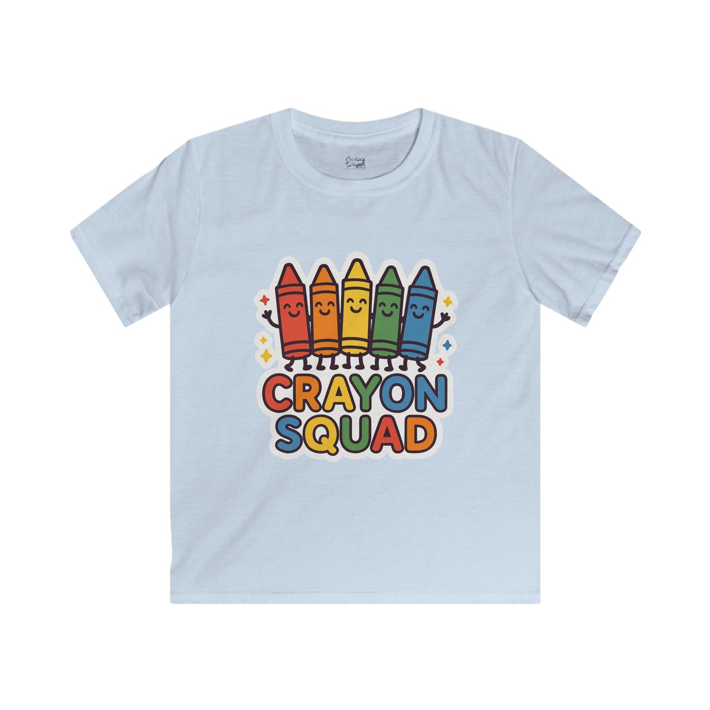 Crayon Squad - Kids Softstyle Tee