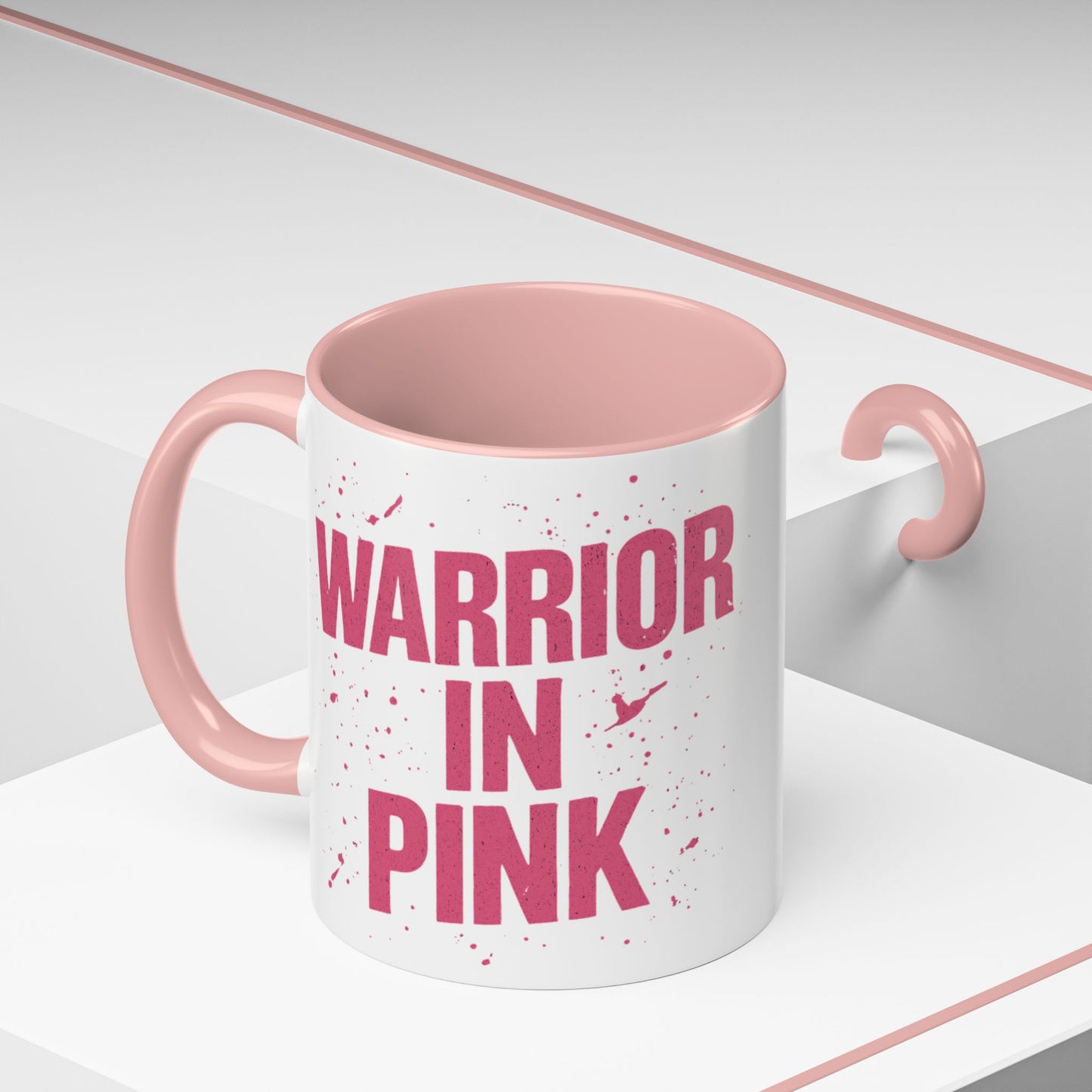 Warrior in Pink - Accent Coffee Mug