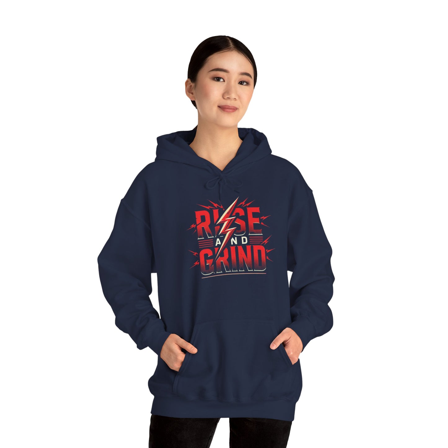 Rise And Grind - Unisex Heavy Blend™ Hooded Sweatshirt