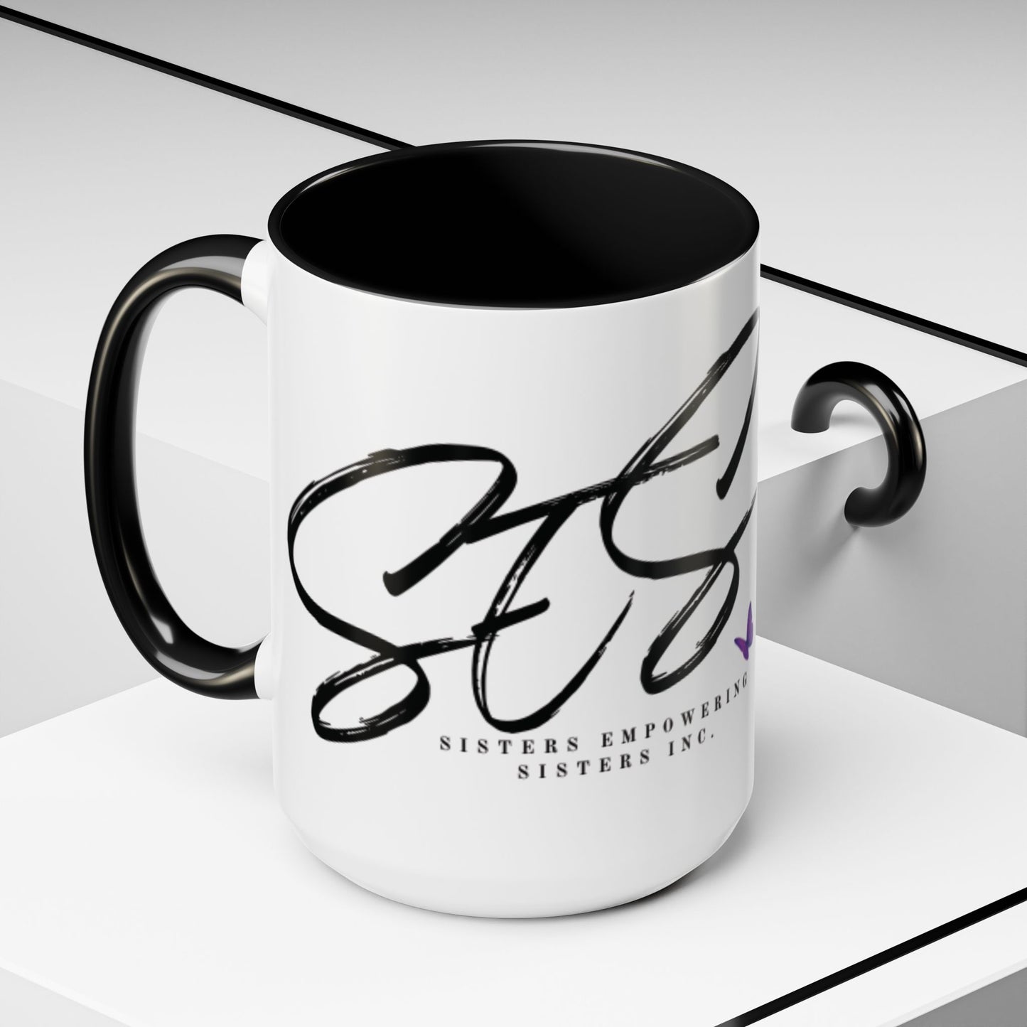 Sisters Empowering Sisters (SES) - Accent Coffee Mug