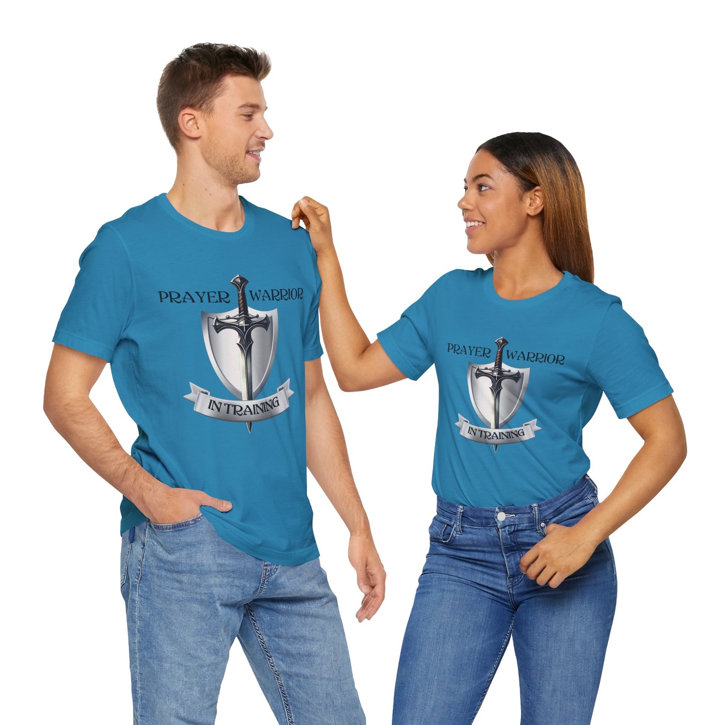 Prayer Warrior in Training - Unisex Jersey Short Sleeve Tee