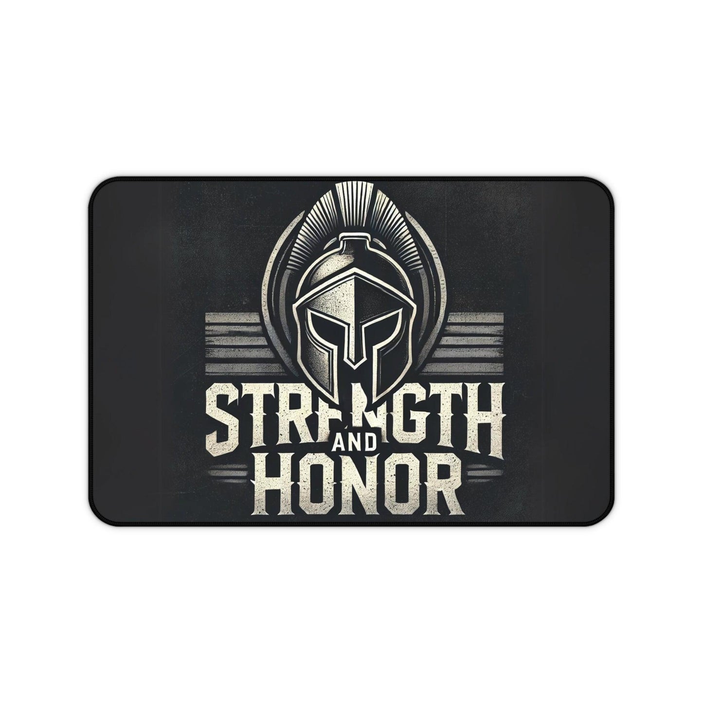 "Strength and Honor" - Desk Mat - Creatively Designed Shop