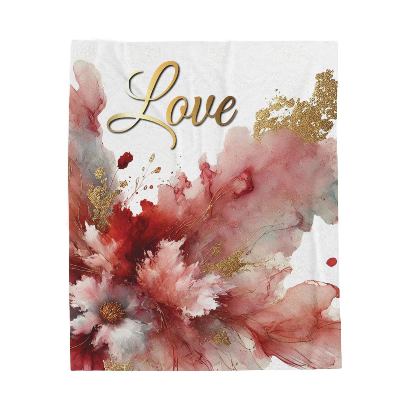 Love - Velveteen Plush Blanket