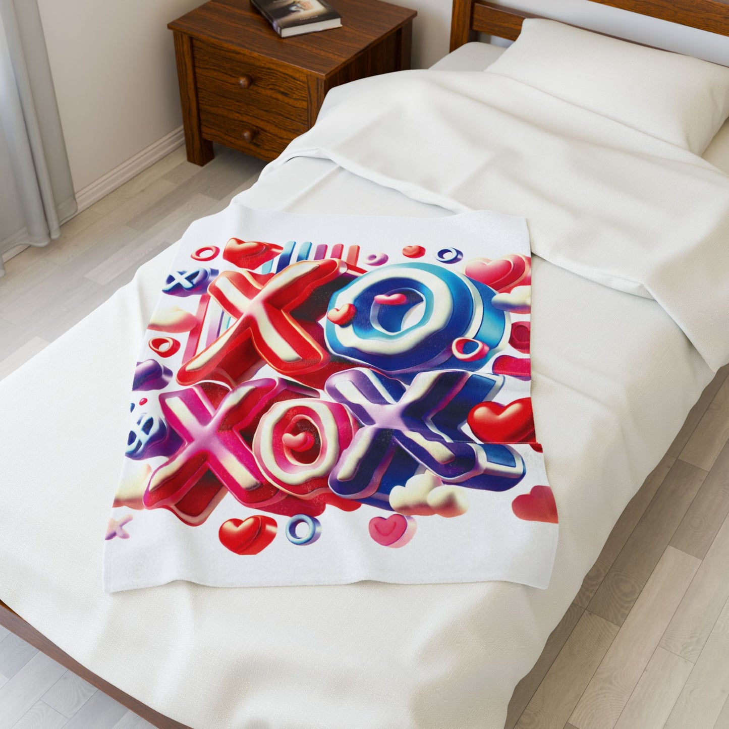 XOXO - Velveteen Plush Blanket