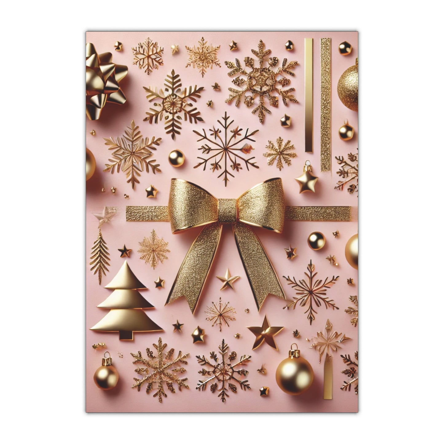 Pink & Gold Glam - Gift Wrapping Paper Sheets, 1pc - Creatively Designed Shop
