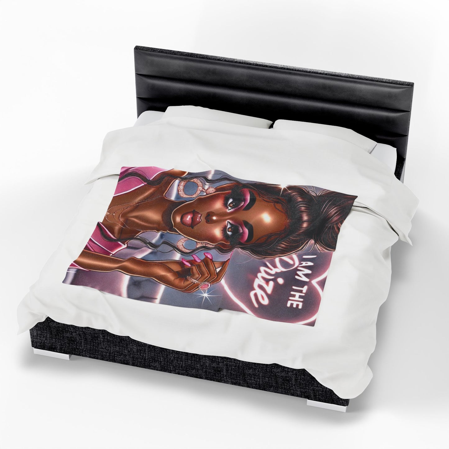 I Am the Prize - Velveteen Plush Blanket