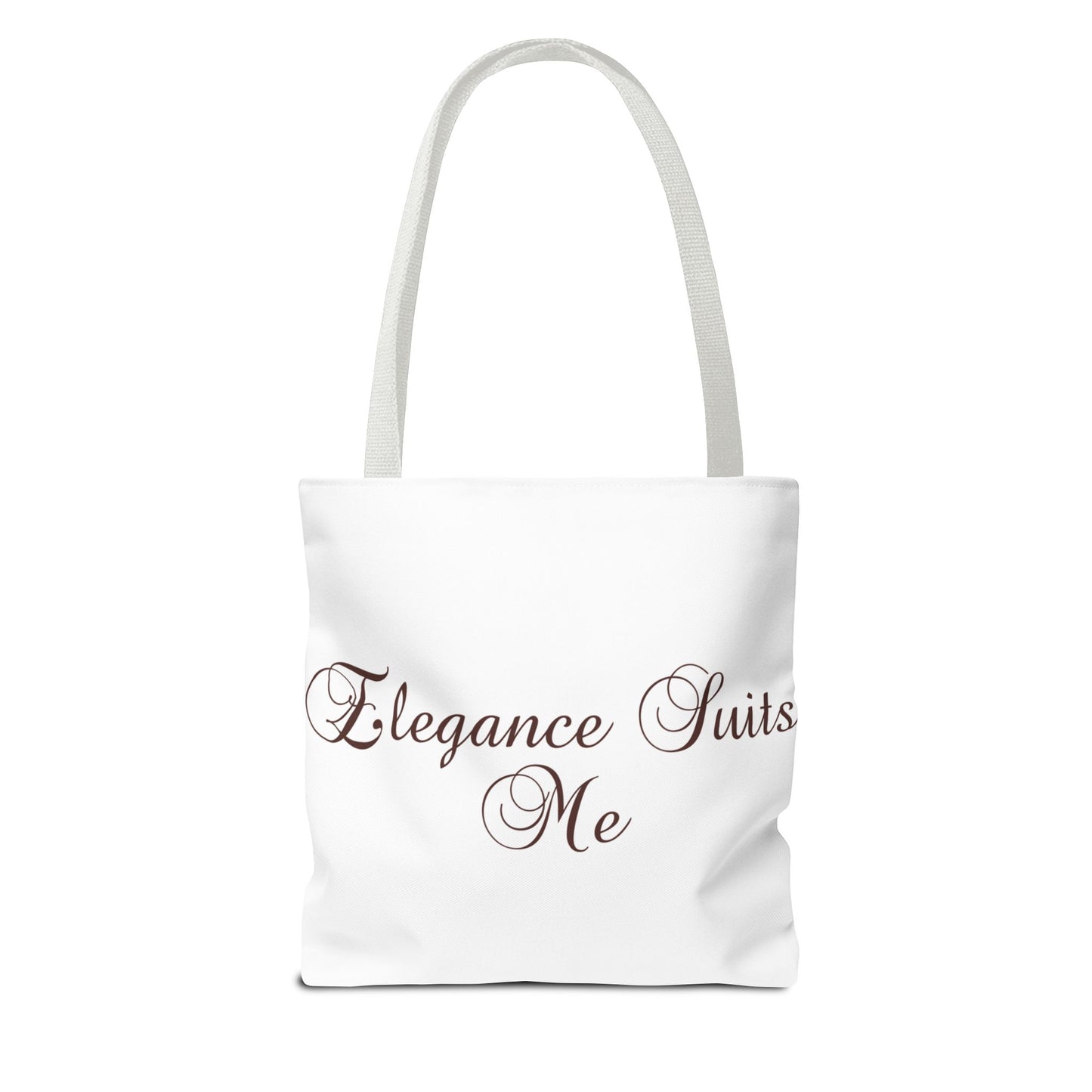 "Elegance Suits Me" - Tote Bag (AOP) - Creatively Designed Shop