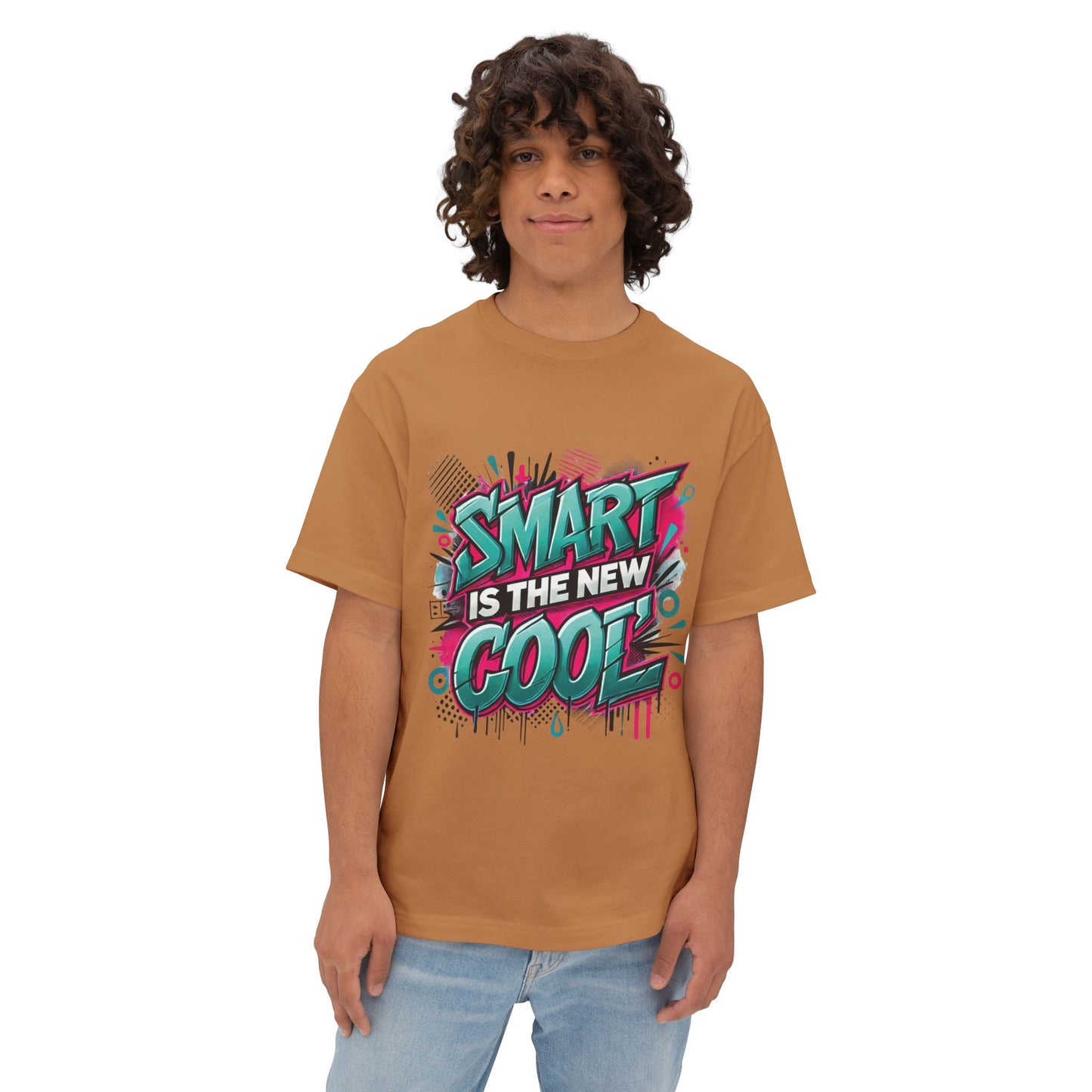 Smart is the New Cool - Unisex Oversized Boxy Tee