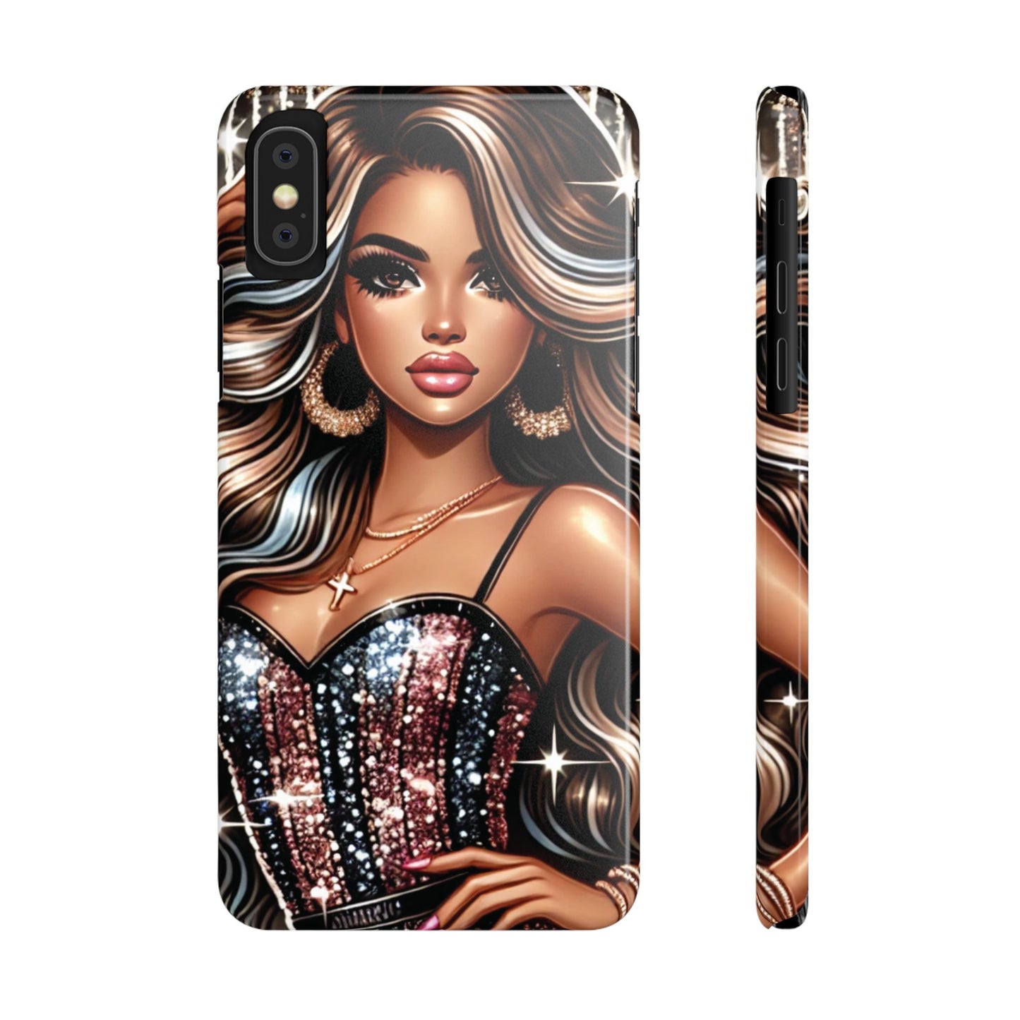"Beautiful" - Slim Phone Cases - Creatively Designed Shop