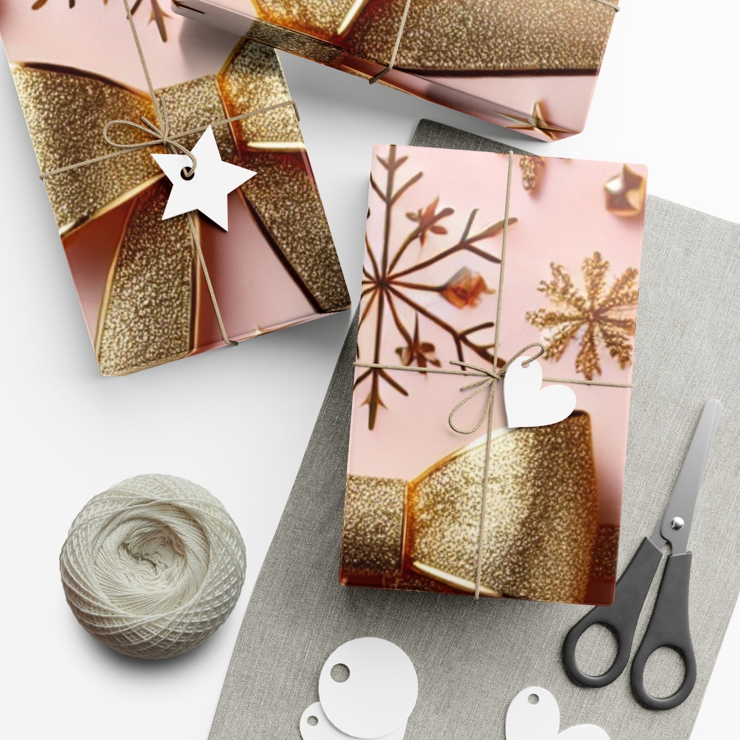 Pink & Gold Glam - Gift Wrap Papers - Creatively Designed Shop