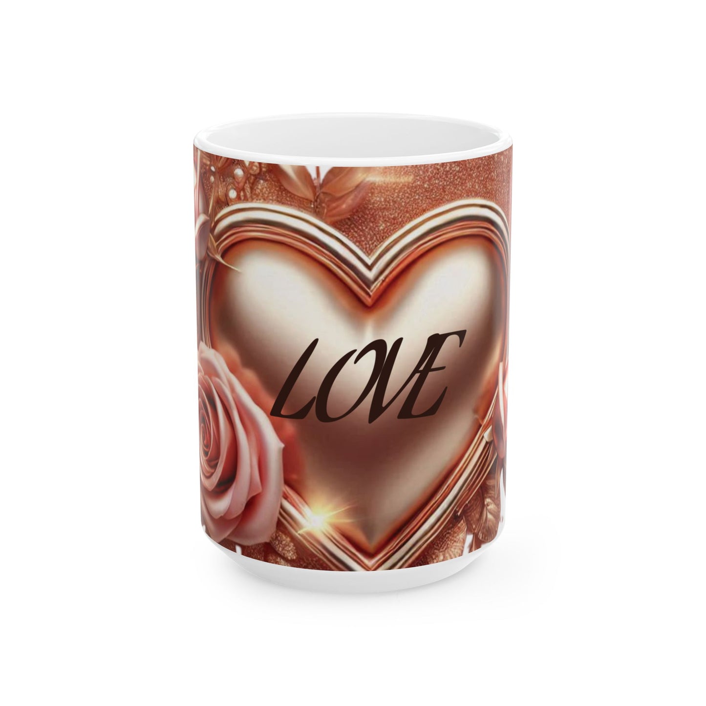 Love Rosegold - Ceramic Mug (11oz & 15oz) - Creatively Designed Shop