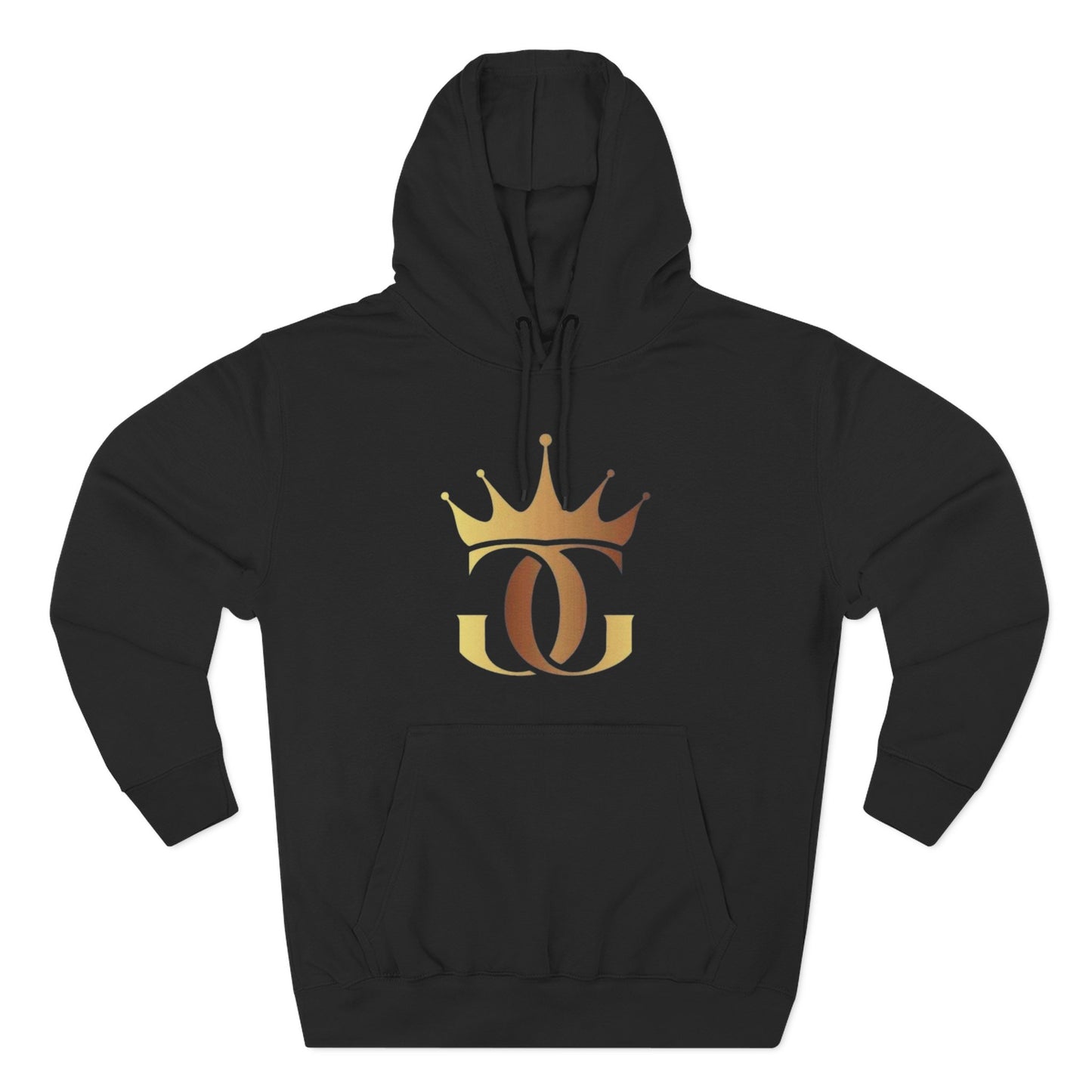 GG Crown - Three-Panel Fleece Hoodie - Creatively Designed Shop