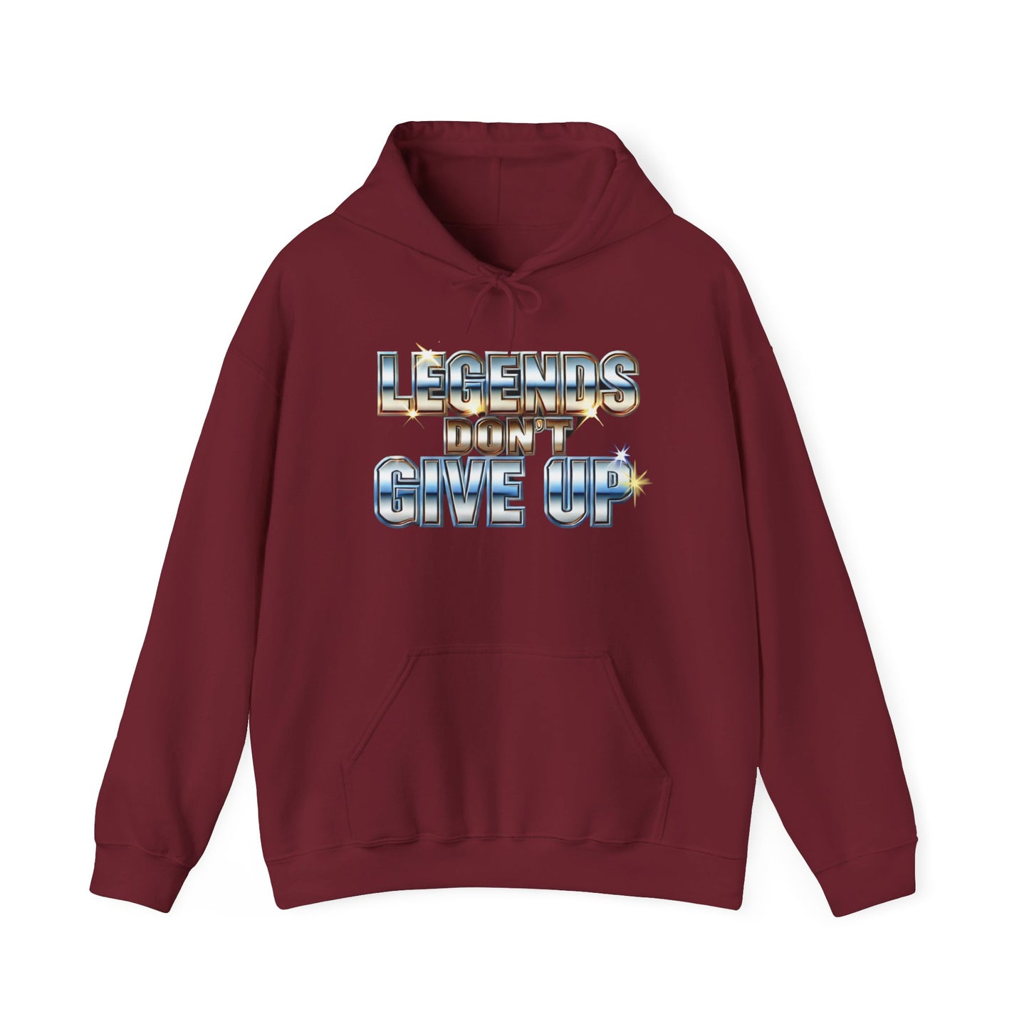 Legends Don't Give Up - Unisex Heavy Blend™ Hooded Sweatshirt - Creatively Designed Shop