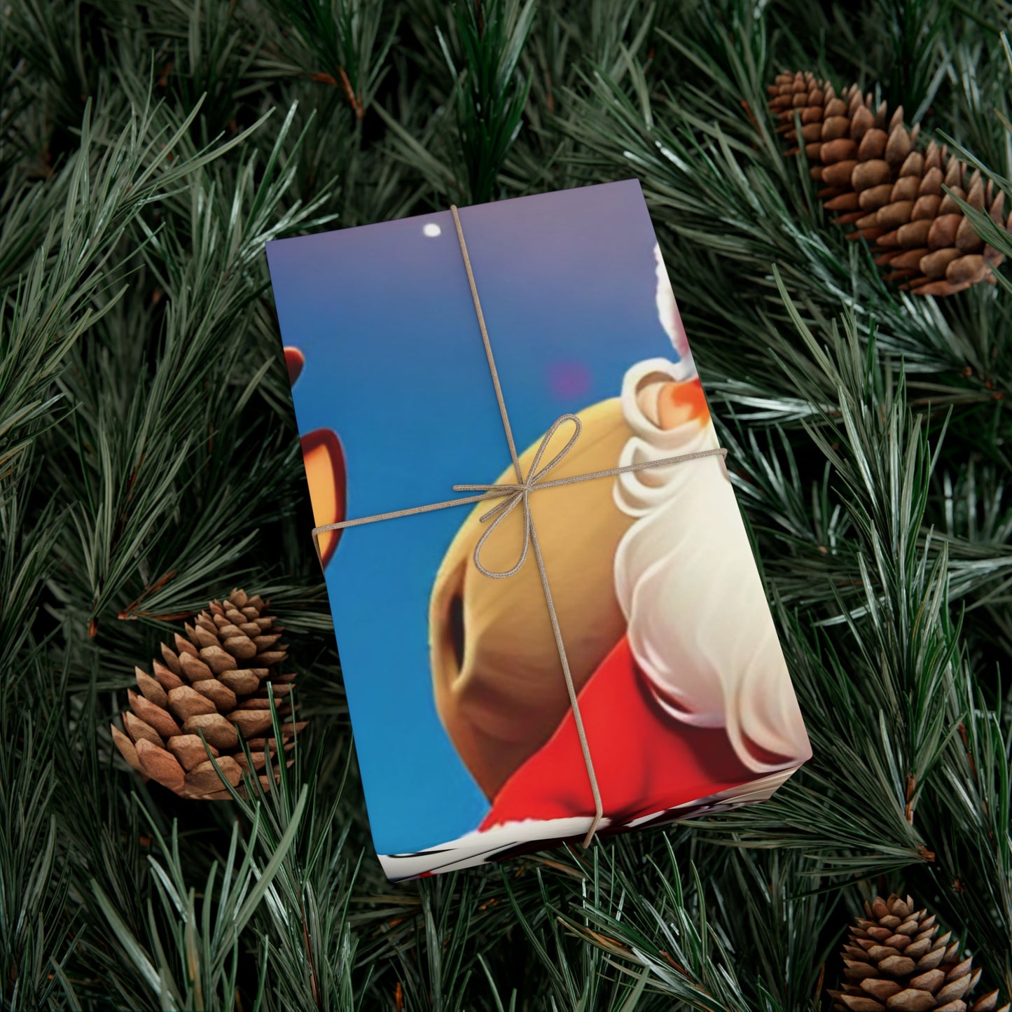 Christmas Cartoon Characters - Gift Wrap Papers - Creatively Designed Shop