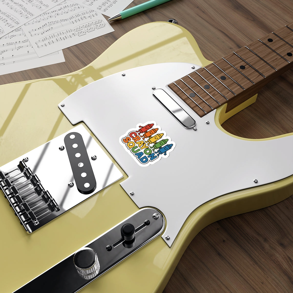 Crayon Squad - Die-Cut Sticker