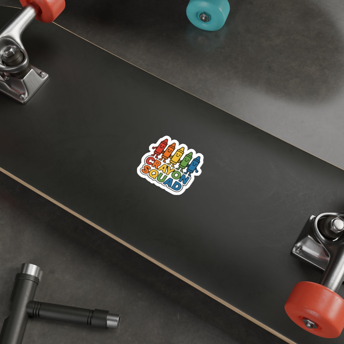 Crayon Squad - Die-Cut Sticker