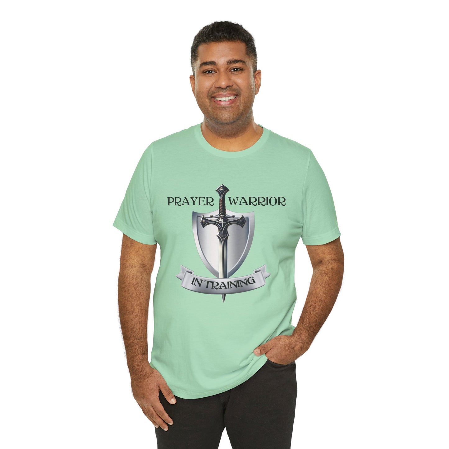 Prayer Warrior in Training - Unisex Jersey Short Sleeve Tee