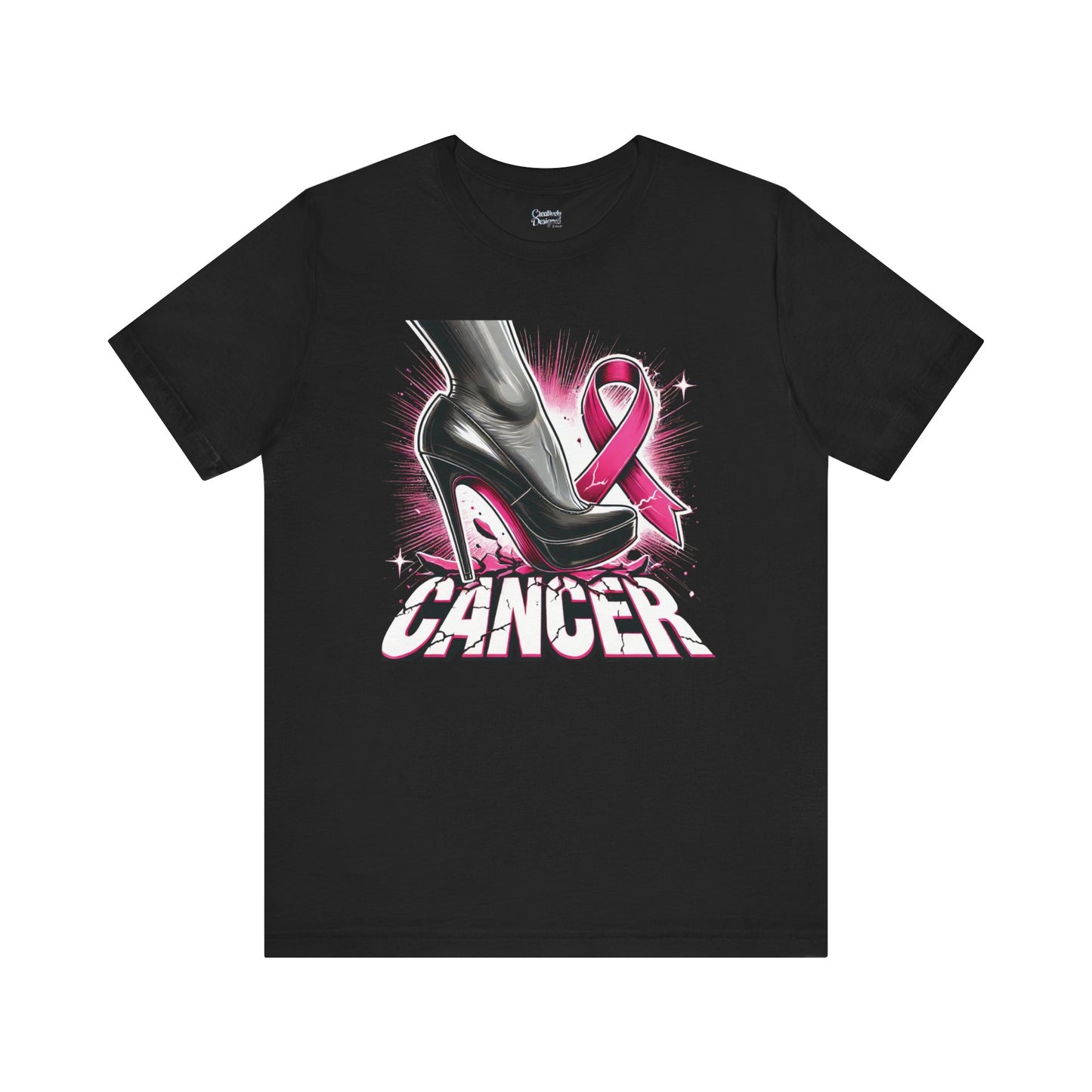 Stepping on Cancer - Unisex Jersey Short Sleeve Tee