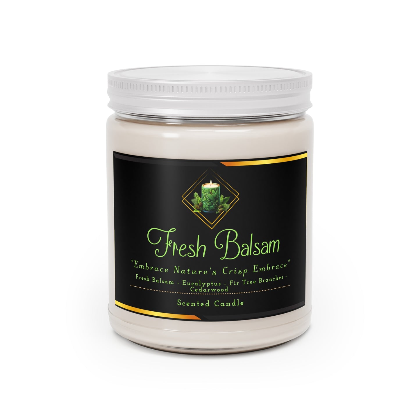 Fresh Balsam - Scented Candles, 9oz - Creatively Designed Shop