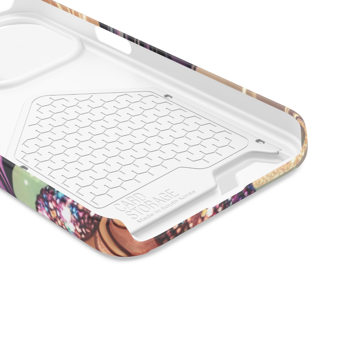 "Stunning" - Phone Case With Card Holder - Creatively Designed Shop