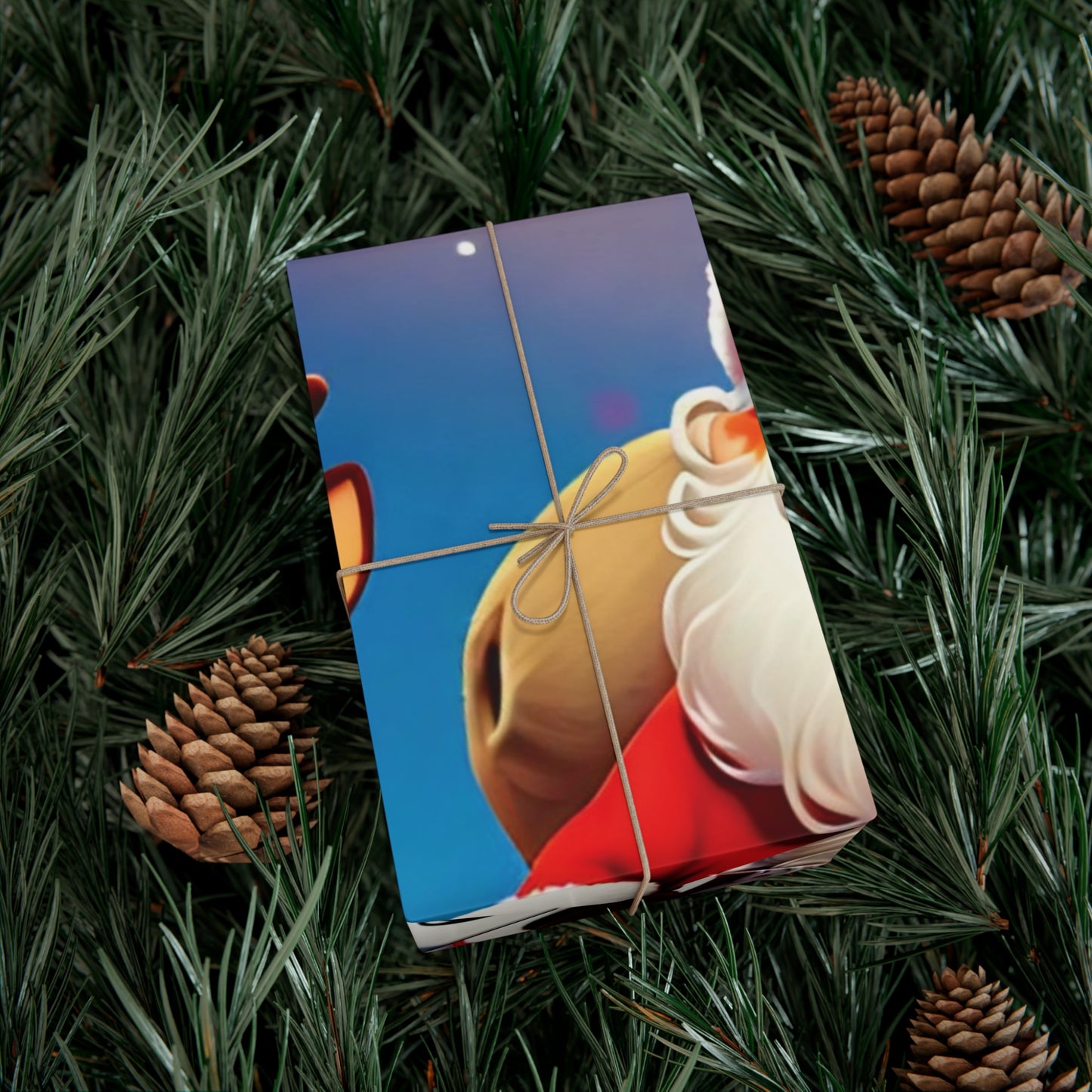 Christmas Cartoon Characters - Gift Wrap Papers - Creatively Designed Shop