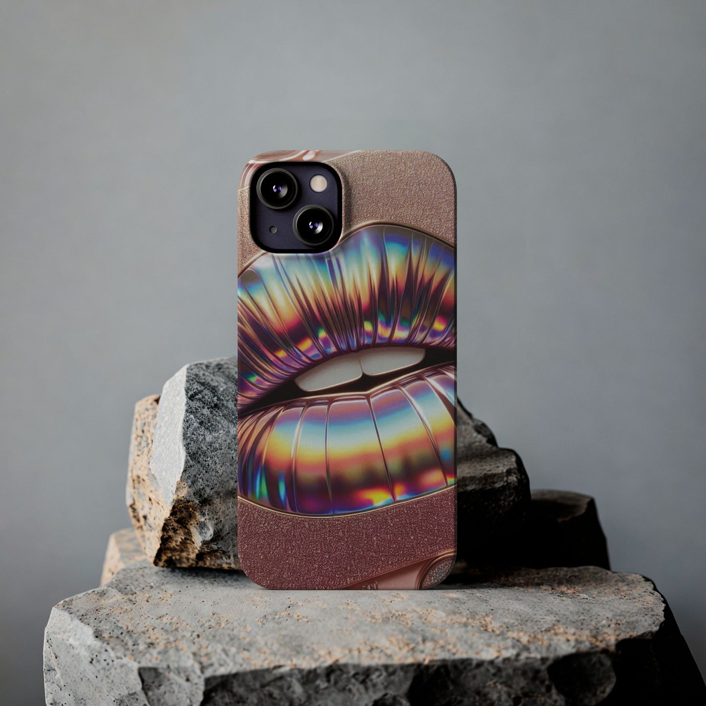 "Bronze Kiss" - Slim Phone Cases - Creatively Designed Shop