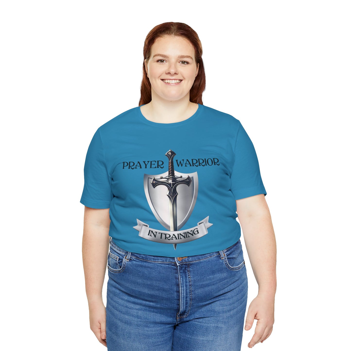 Prayer Warrior in Training - Unisex Jersey Short Sleeve Tee