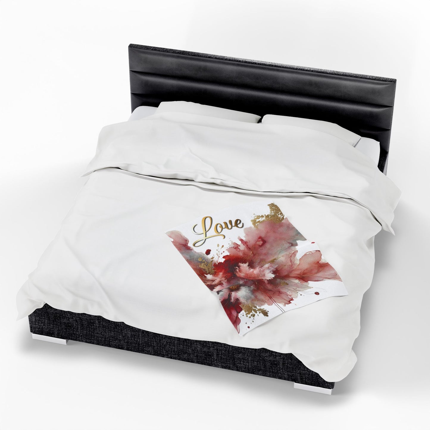 Love - Velveteen Plush Blanket